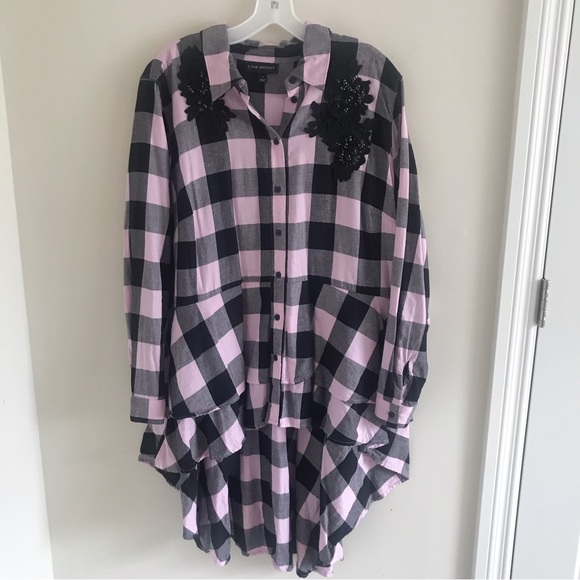 Unique lane Bryant flannel - Picture 1 of 7